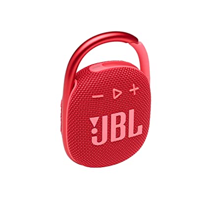 JBL Clip 4, Wireless Ultra Portable Bluetooth Speaker,(Without Mic,Red)