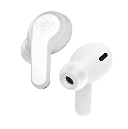 JBL Wave 200 True Wireless In Ear Earbuds with Mic, 20 Hours Playtime, Deep Bass Sound, Dual Connect Technology, Quick Charge, Comfort Fit Ergonomic Design, Voice Assistant Support for Mobiles (White)