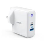 Anker Wall Charger Usb C, 35W 2-Port Compact Usb C Charger With 20W Power Delivery & 15W Poweriq 2.0,Powerport Pd+ 2 For Ipad Pro 2018 Tablets,Iphone 11/11 Pro/Xs/Xr,Huawei P20 & More(India Standard)