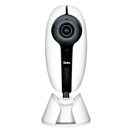 Qubo Outdoor Security Camera (White) from Hero Group | IP65 All-Weather | 1080p Full HD | CCTV Wi-Fi Camera